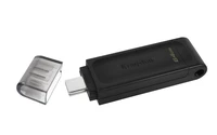 Kingston atmintukas 64GB USB-C DT70 juodas