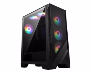 MSI MAG Forge 120A AIRFLOW „Midi Tower“ Juoda, Permatomas