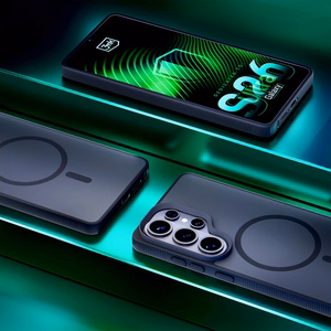 "3mk Smoke MagCase" dėklas, skirtas "Samsung Galaxy S26 Ultra" - pilkas permatomas