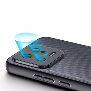 Dux Ducis Fino dėklas Xiaomi 13 su silikoniniu rėmeliu pilkas