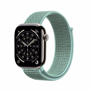Crong Nylon sportinis Apple Watch dirželis, 38/40/41/42 mm, „Atlantic Green“