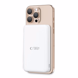 Tech-Protect PB24 LifeMag QI2 MagSafe 10000mAh Išorinė baterija (f) - balta
