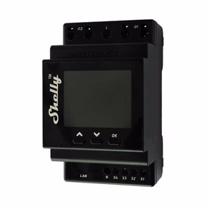 Shelly Pro Dual Cover PM DIN bėgio dvigubas valdiklis, WiFi (galios matavimas)