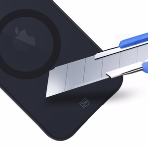 3mk dūminis magnetinis dėklas telefonui su MagSafe iPhone 14 Plus - pusiau skaidrus