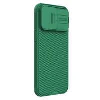 Nillkin CamShield Pro Magnetinis dėklas iPhone 15 Pro Max su kameros apsauga - žalias