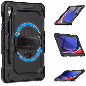 Tech-Protect Solid360 dėklas telefonui Samsung Galaxy Tab S9 FE 10.9" X510 / X516B - juodas