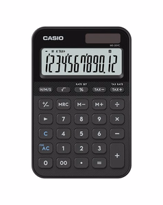 Casio MS-20YC skaičiuotuvas Desktopas Pagrindinis skaičiuotuvas Juoda
