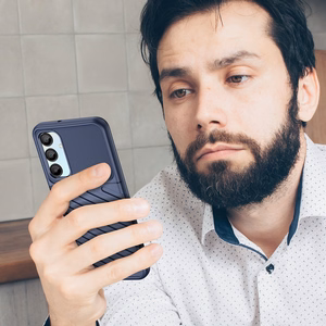 Thunder dėklas Samsung Galaxy A26 silikoninis šarvuotas - mėlynas