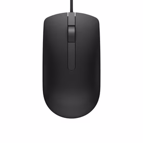 DELL MS116 kompiuterio pelė Biuras Abiems rankoms USB A tipo Optinis 1000 DPI