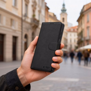"Tech-Protect" piniginės dėklas "Samsung Galaxy S26+" - juodas