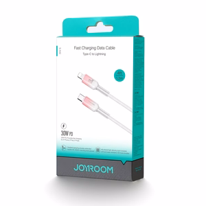 USB-C - Lightning kabelis Joyroom S-A42 30W 1.2m baltas