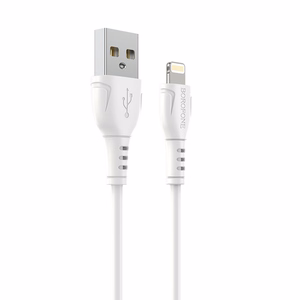 Borofone kabelis BX51 Triumph - USB į Lightning - 2,4A 1 metras baltas