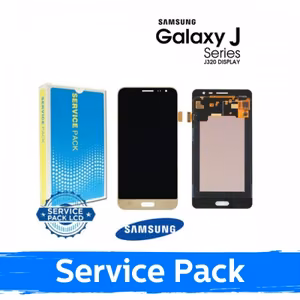 LCD дисплей для Samsung J320F 2016 J3 золотой (Service Pack)
