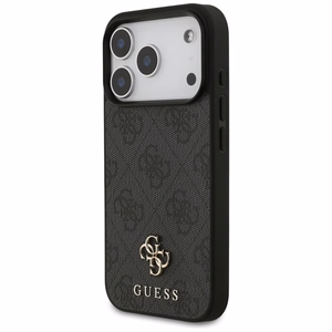 Guess 4G Small Classic Logo MagSafe dėklas iPhone 17 Pro - juodas