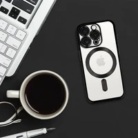 Metalinis Magsafe dėklas iPhone 17 Pro juodas