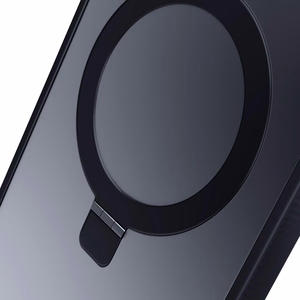 3mk Smoke magnetinis dėklas su stovu iPhone 17 telefonui - juodas