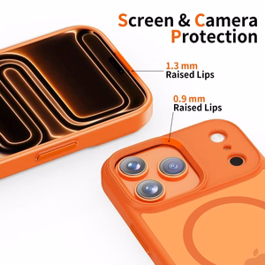 Tech-Protect MagMat MagSafe dėklas iPhone 17 Pro oranžinis