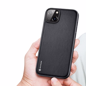Dux Ducis Fino nailoninis dėklas telefonui iPhone 14 Plus juodas