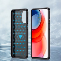 Anglies dėklas lankstus apvalkalas Motorola Moto G Stylus 2022 juodas