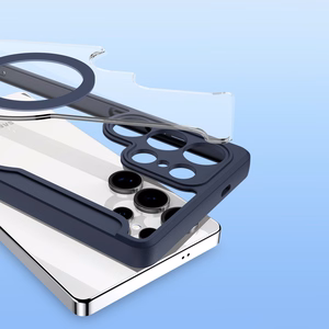 Dėklas Dux Ducis Skin X Pro skirtas Samsung S938 S25 Ultra mėlynas