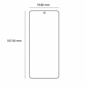 Grūdintas stiklas 2,5D Samsung Galaxy M35 5G