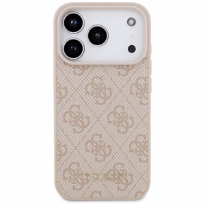 Guess 4G Classic dėklas, skirtas iPhone 17 Pro / 18 Pro – rožinis