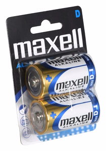 MAXELL šarminė baterija LR20 2 vnt.