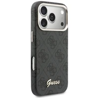 GUESS case for IPHONE 17 Pro compatible with MagSafe GUHMP17L5P4FWMSK (PU FW 4G Script) black