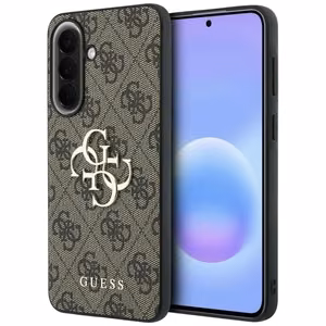 Guess dėklas Samsung Galaxy A57 (4G Big Metal Logo) rudas