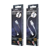 USB kabelis Remax RC-124i USB-A to Lightning 1.0m juodas