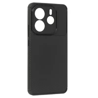 Tel Protect Carbon Elite dėklas telefonui Xiaomi Redmi Note 14 5G juodas