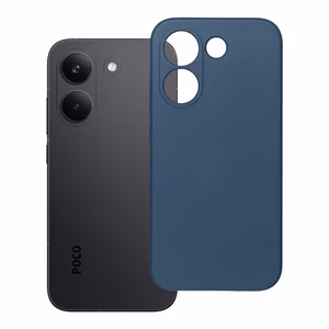 Mėlynas silikoninis dėklas Poco X8 Pro 5G