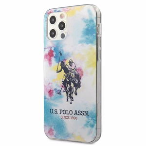US Polo USHCP12MPCUSML Tie & Dye Collection dėklas, skirtas iPhone 12 / 12 Pro 6.1", įvairiaspalvis