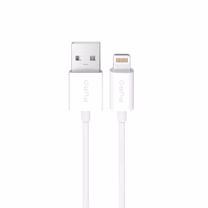 Puro TPE 12W Кабель USB-A - Lightning 3m - белый