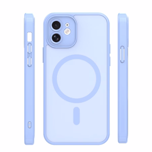 Mag Matt dėklas iPhone 12 6,1" šviesiai mėlynas