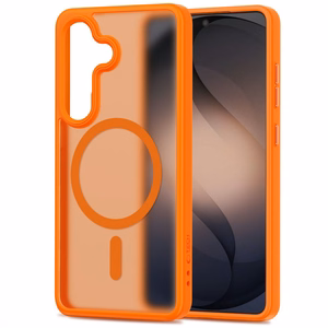 Tech-Protect Magmat MagSafe Dėklas for Samsung Galaxy S26 - oranžinis Matinis