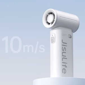 Jisulife Life9 3600 mAh nešiojamasis rankinis mini USB ventiliatorius-pūstuvas, pilkas