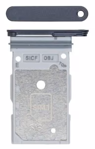 SIM kortelės laikiklis Samsung S931 S25/S936 S25 Plus Dual Black originalus (service pack)