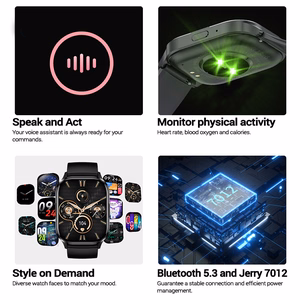 Blavec Išmanusis laikrodis W-18 Hellia HD AMOLED Voice Call (SWW18-G) pilkas