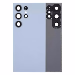 Galinis dangtelis suderinamas su Samsung S928 S24 Ultra / Titanium Blue / (su kameros lęšiu) OEM