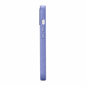 iCarer Dėklas Odinis viršelis natūralios odos iPhone 14 Plus šviesiai violetinis (suderinamas su MagSafe)
