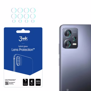 Kameros stiklas Xiaomi Redmi Note 12 Pro+ / Note 12 Pro 7H 3mk Lens Protection serijos objektyvo stiklas