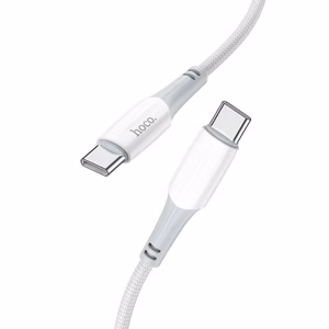 Кабель USB C - USB C Hoco 3A 60W 1 m X70 белый