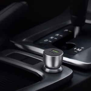 Ugreen automobilinis įkroviklis USB / USB Type C Quick Charge 3.0 Power Delivery 36W 3A pilkas (CD213 60980)