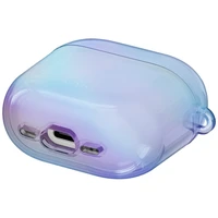 Uniq Iridescia dėklas AirPods 4 Hang Case - holo mėlyna