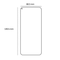 Grūdintas 2,5D apsauginis stiklas Huawei Nova 5T / Honor 20 telefonui