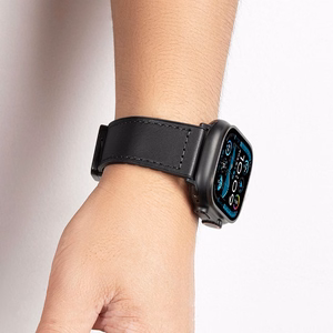 FORCELL F-DESIGN FA21 ekologiškos odos dirželis APPLE laikrodžiui 38 / 40 / 41 mm rudas