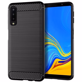 CARBON Dėklas telefonui SAMSUNG A7 2018 ( A750 ) - juodas