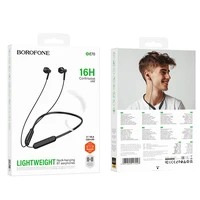Borofone Sportinės ausinės BE70 Light bluetooth juodos