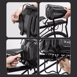 Wozinsky WSR-01B Bicycle Pannier for Trunk 9l - Black